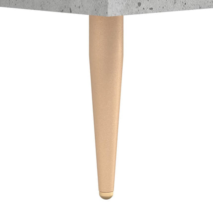 højskab 69,5x34x180 cm konstrueret træ betongrå