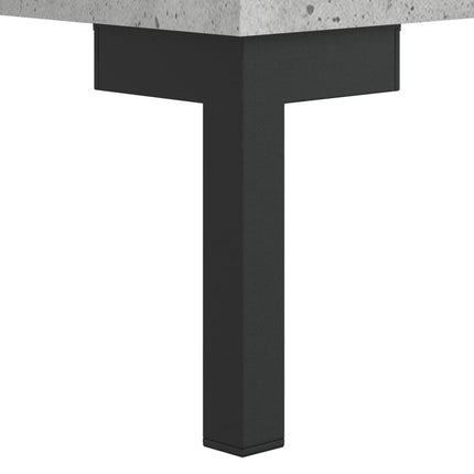 højskab 69,5x34x180 cm konstrueret træ betongrå