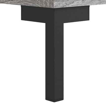 højskab 69,5x34x180 cm konstrueret træ grå sonoma-eg