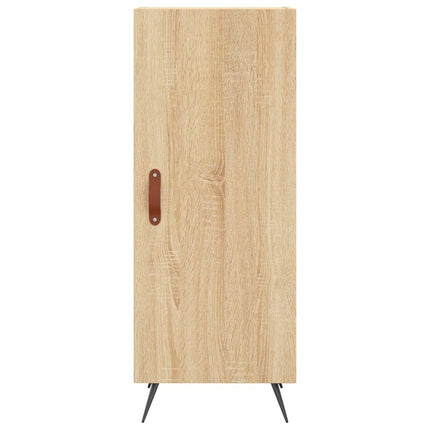 skab 34,5x34x180 cm konstrueret træ sonoma-eg