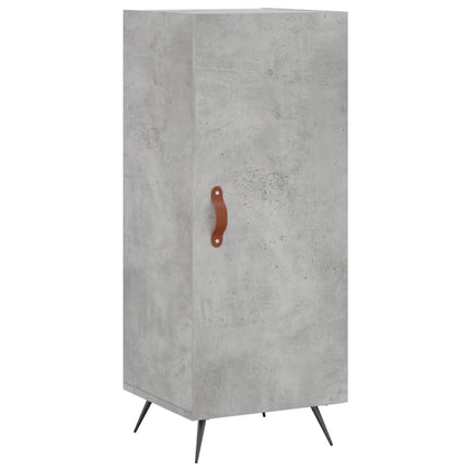 skab 34,5x34x180 cm konstrueret træ betongrå