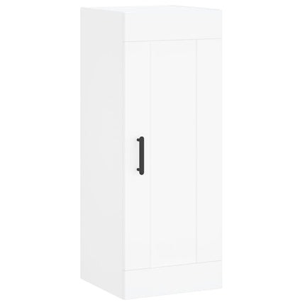skab 34,5x34x180 cm konstrueret træ hvid