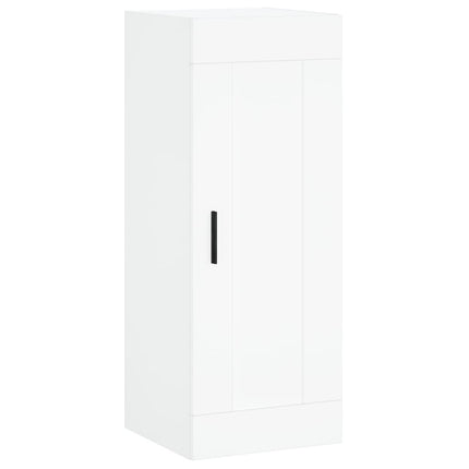 skab 34,5x34x180 cm konstrueret træ hvid