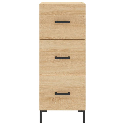 skab 34,5x34x180 cm konstrueret træ sonoma-eg