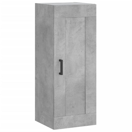 skab 34,5x34x180 cm konstrueret træ betongrå