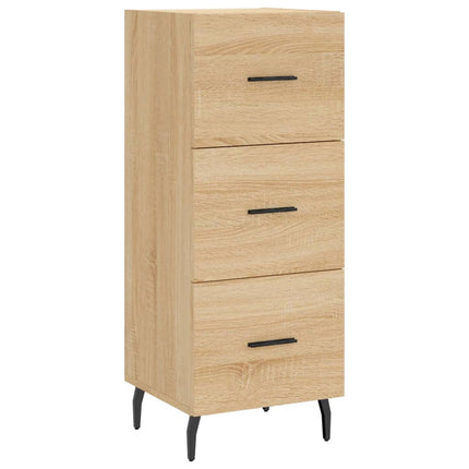 skab 34,5x34x180 cm konstrueret træ sonoma-eg