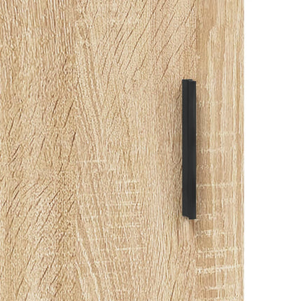 skab 34,5x34x180 cm konstrueret træ sonoma-eg