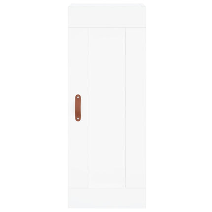skab 34,5x34x180 cm konstrueret træ hvid