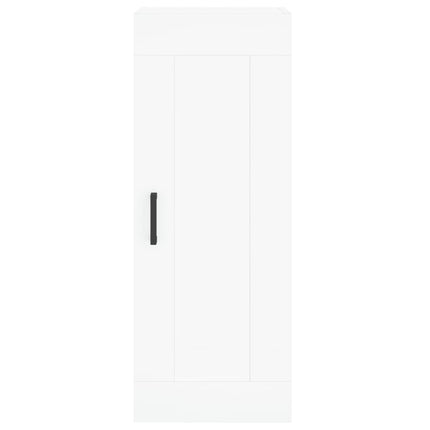 skab 34,5x34x180 cm konstrueret træ hvid