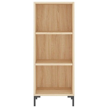 skab 34,5x34x180 cm konstrueret træ sonoma-eg