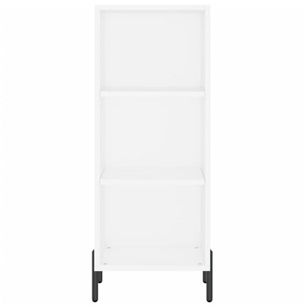 skab 34,5x34x180 cm konstrueret træ hvid