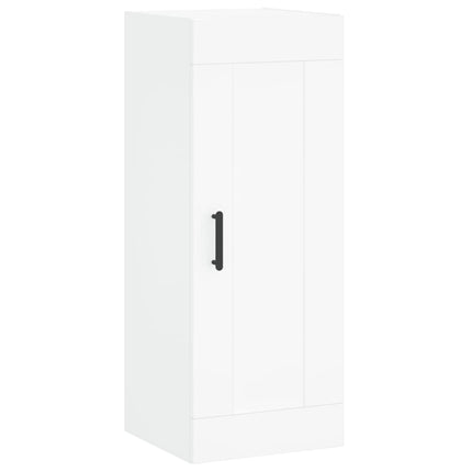 skab 34,5x34x180 cm konstrueret træ hvid