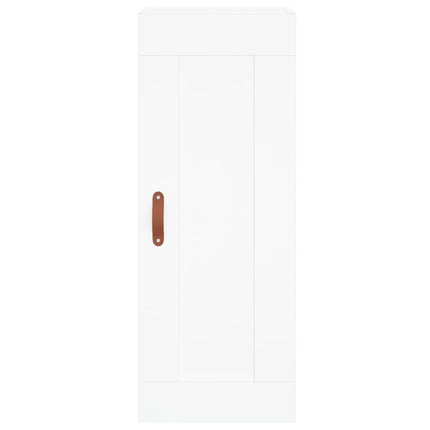skab 34,5x34x180 cm konstrueret træ hvid