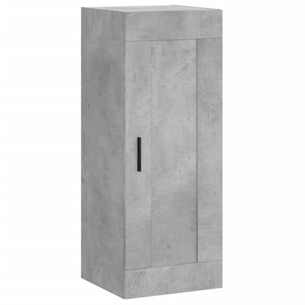 skab 34,5x34x180 cm konstrueret træ betongrå