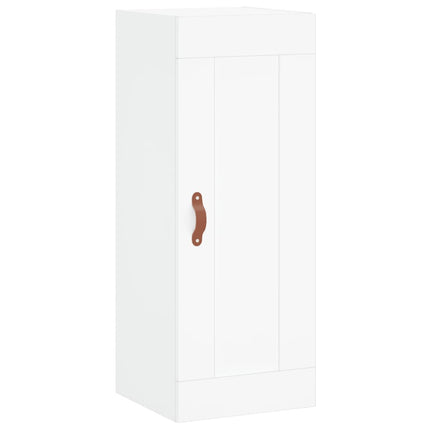skab 34,5x34x180 cm konstrueret træ hvid