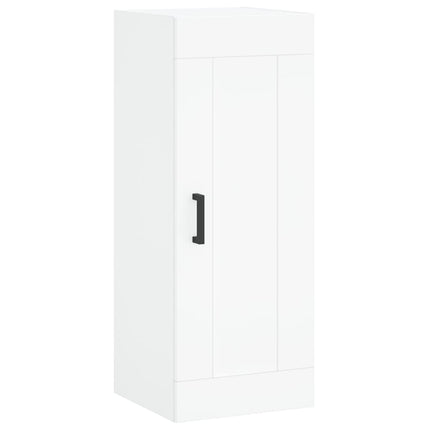 skab 34,5x34x180 cm konstrueret træ hvid
