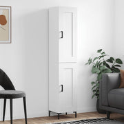 skab 34,5x34x180 cm konstrueret træ hvid