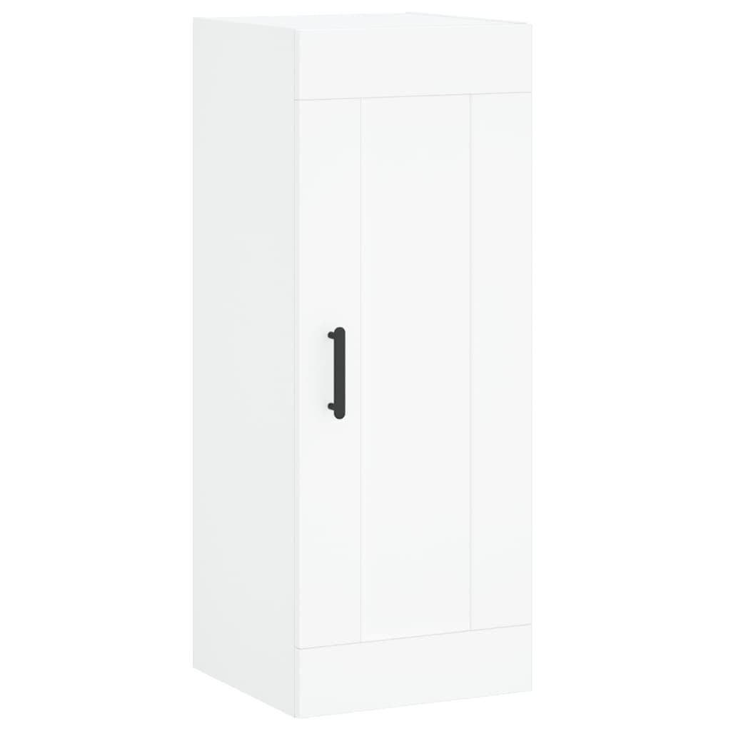 skab 34,5x34x180 cm konstrueret træ hvid