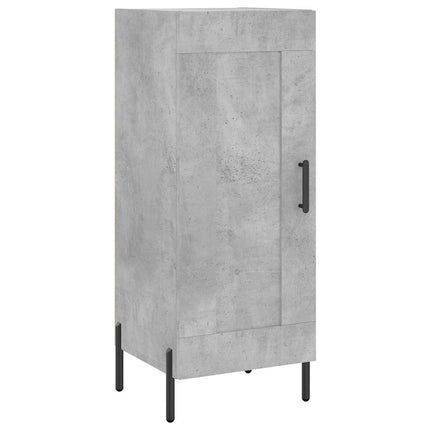 skab 34,5x34x180 cm konstrueret træ betongrå