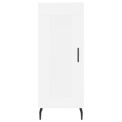 skab 34,5x34x180 cm konstrueret træ hvid