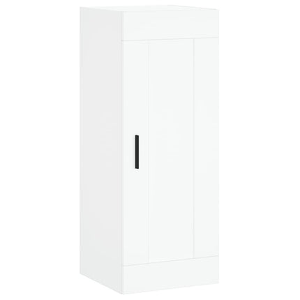 skab 34,5x34x180 cm konstrueret træ hvid