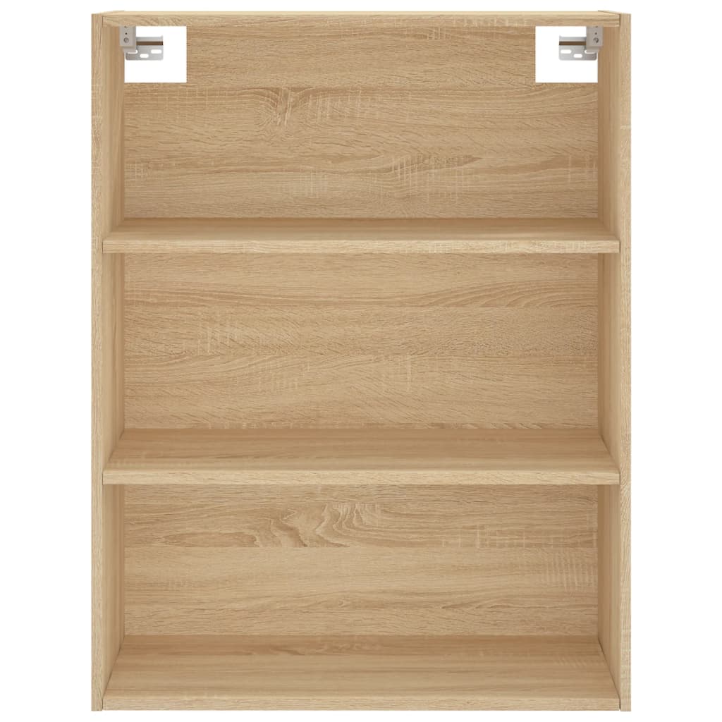 højskab 69,5x34x180 cm konstrueret træ sonoma-eg
