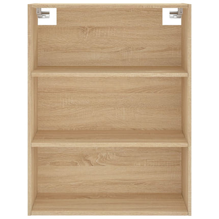 højskab 69,5x34x180 cm konstrueret træ sonoma-eg