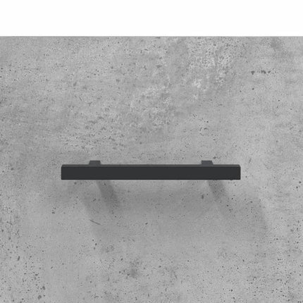 højskab 69,5x34x180 cm konstrueret træ betongrå