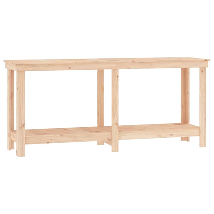 arbejdsbord 180x50x80 cm massivt fyrretræ
