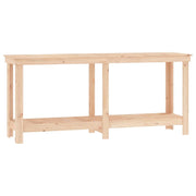 arbejdsbord 180x50x80 cm massivt fyrretræ