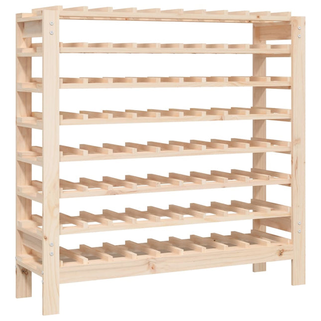 vinreol 109,5x30x107,5 cm massivt fyrretræ