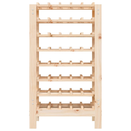 vinreol 61,5x30x107,5 cm massivt fyrretræ