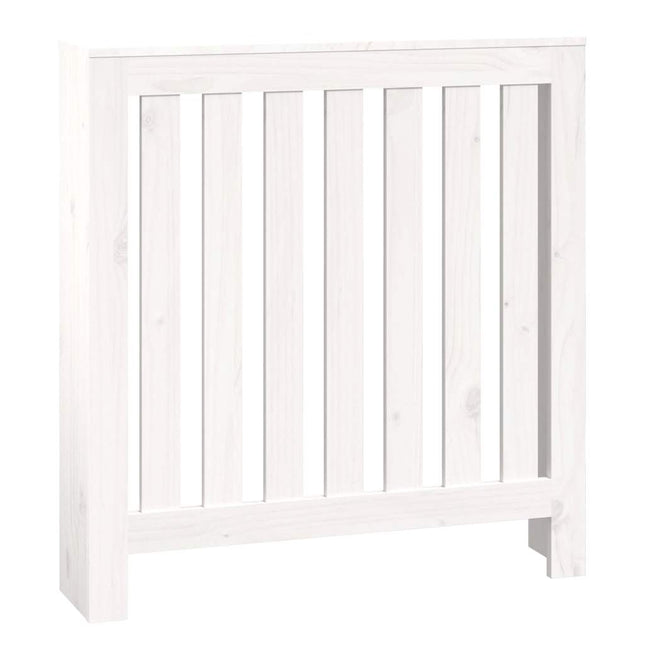 radiatorskjuler 79,5x19x84 cm massivt fyrretræ hvid