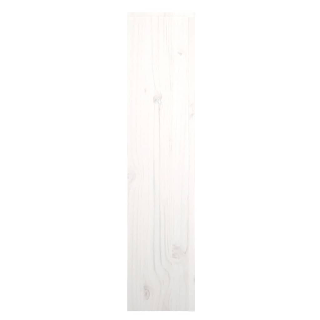 radiatorskjuler 79,5x19x84 cm massivt fyrretræ hvid