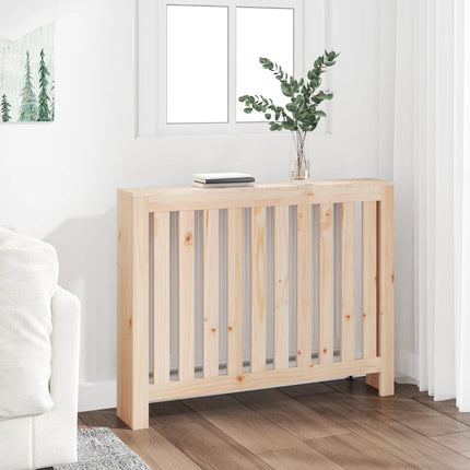 radiatorskjuler 108,5x19x84 cm massivt fyrretræ
