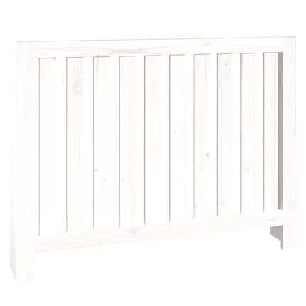 radiatorskjuler 108,5x19x84 cm massivt fyrretræ hvid