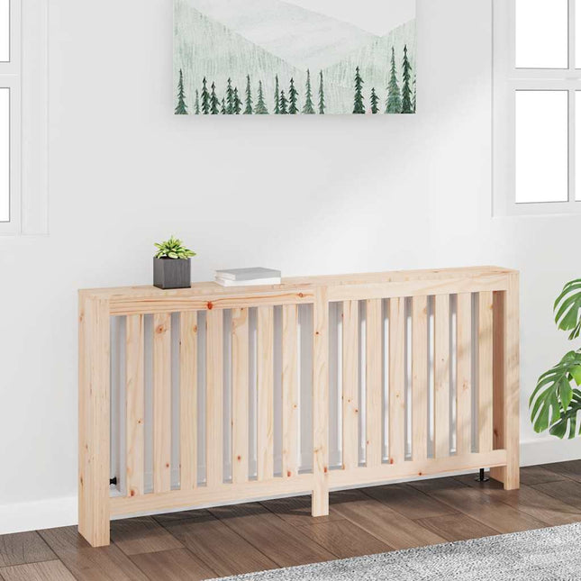 radiatorskjuler 169x19x84 cm massivt fyrretræ