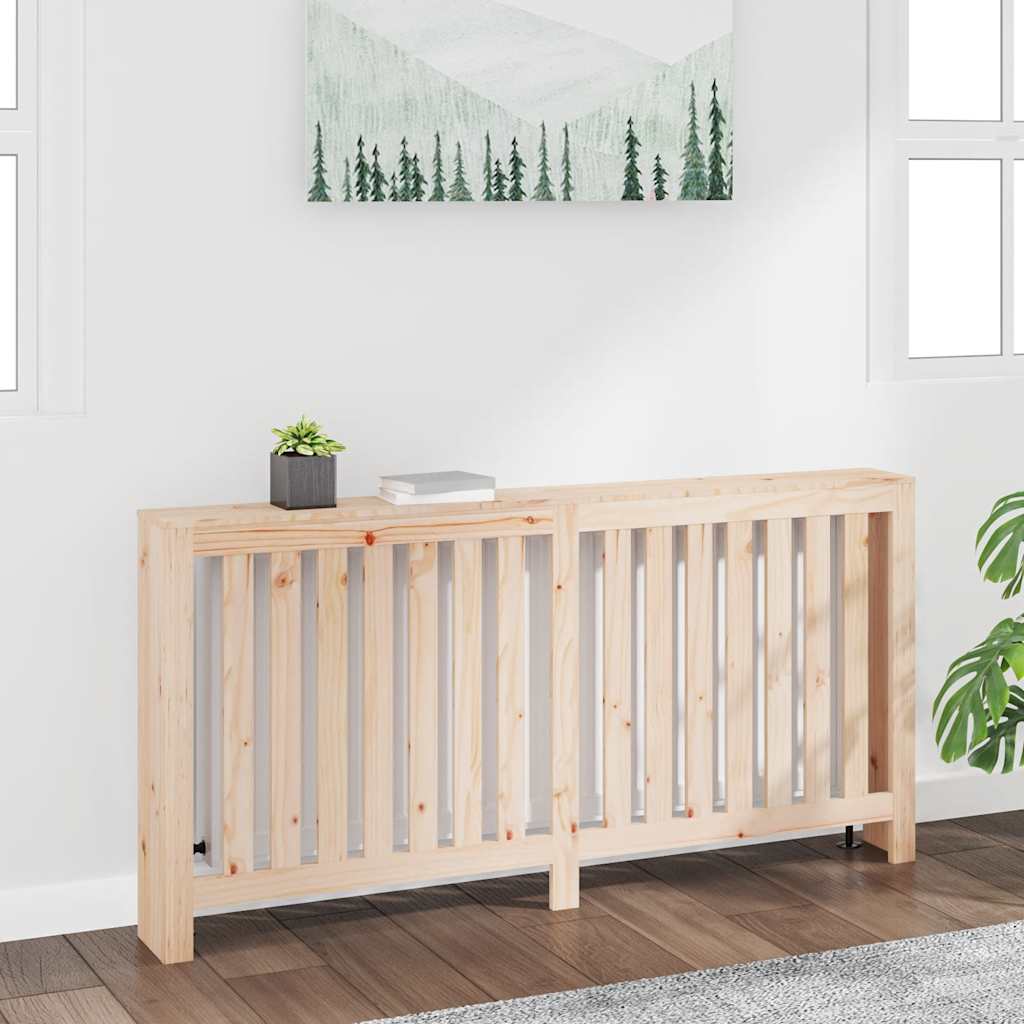 radiatorskjuler 169x19x84 cm massivt fyrretræ