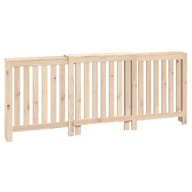 radiatorskjuler 210x21x85 cm massivt fyrretræ