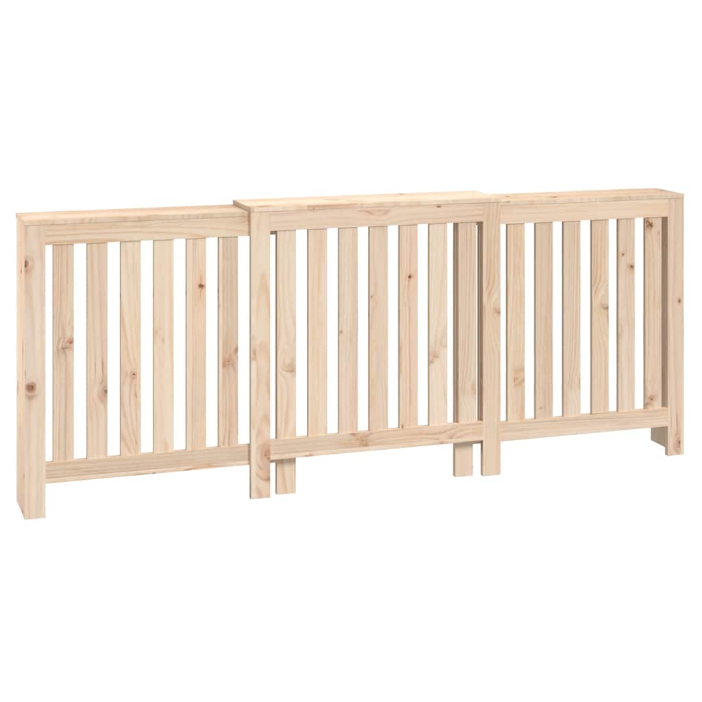radiatorskjuler 210x21x85 cm massivt fyrretræ