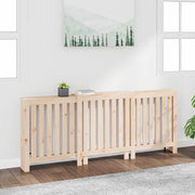 radiatorskjuler 210x21x85 cm massivt fyrretræ