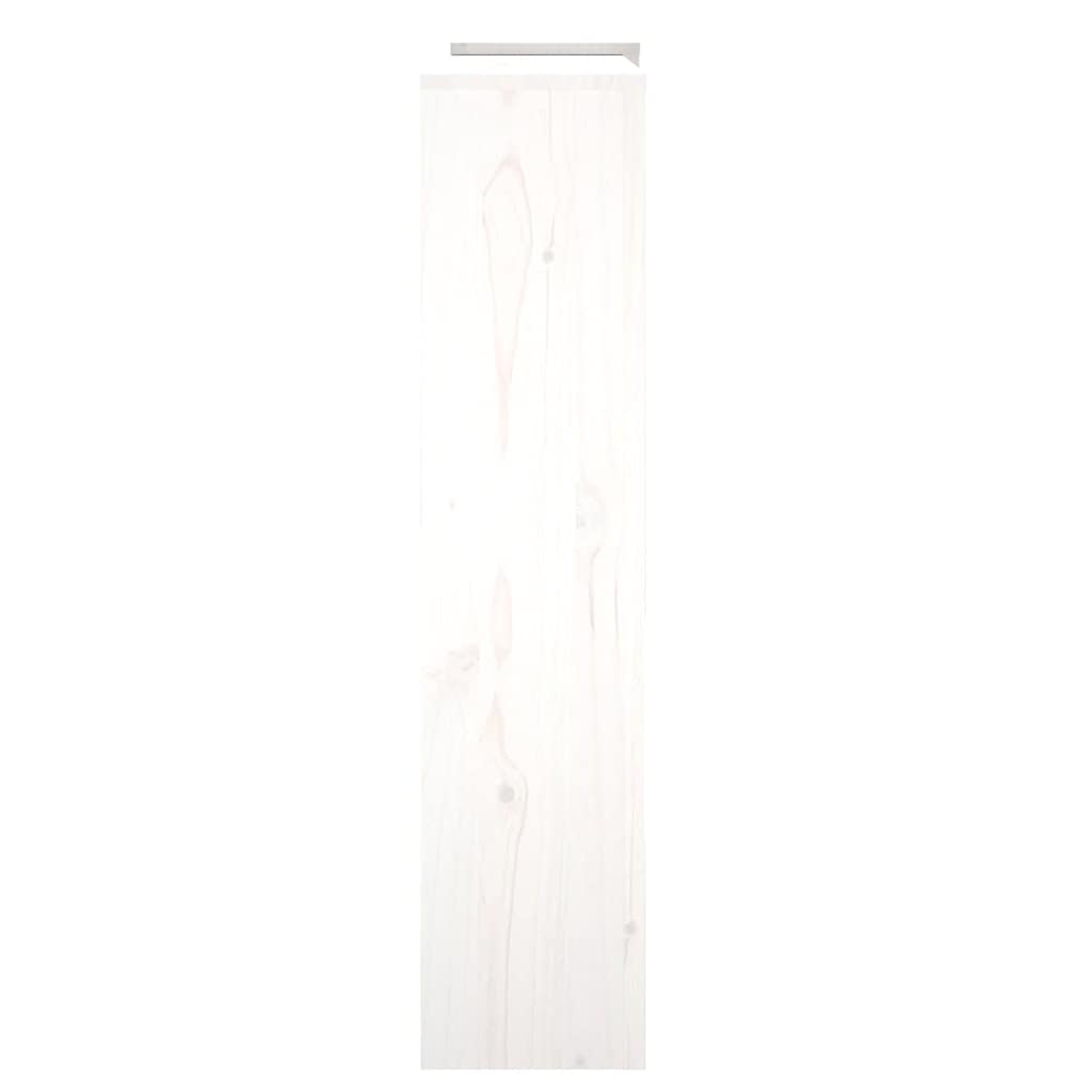 radiatorskjuler 210x21x85 cm massivt fyrretræ hvid