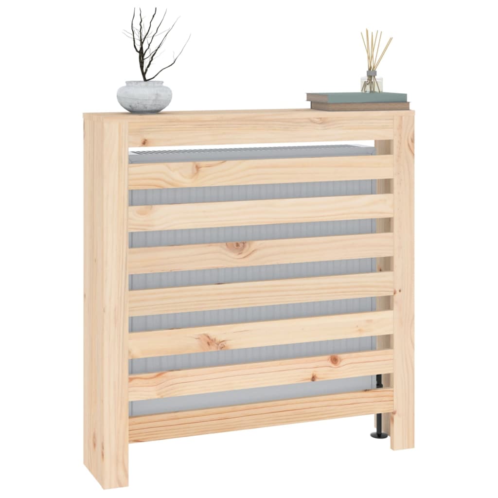 radiatorskjuler 79,5x19x84 cm massivt fyrretræ