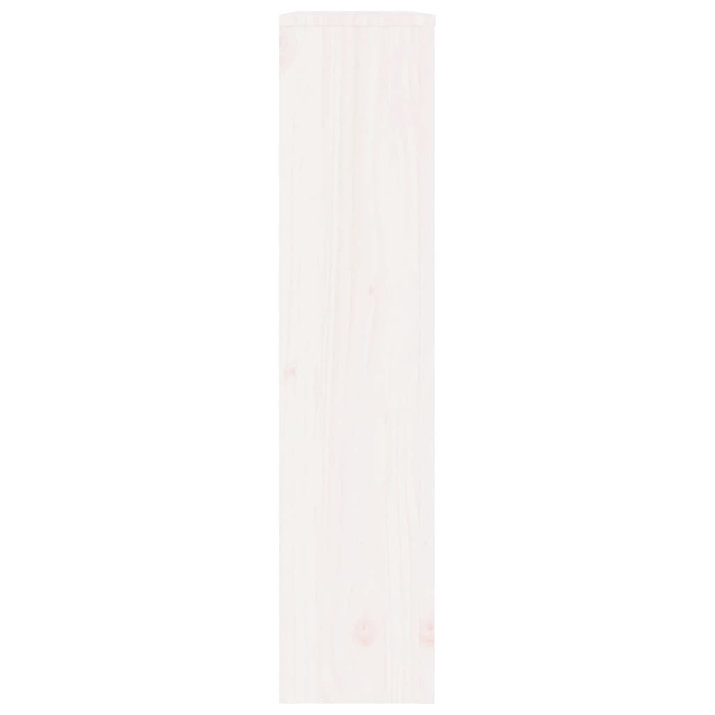 radiatorskjuler 79,5x19x84 cm massivt fyrretræ hvid