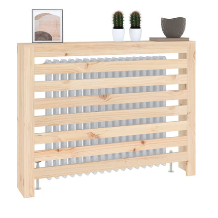 radiatorskjuler 108,5x19x84 cm massivt fyrretræ