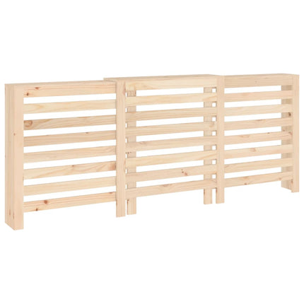 radiatorskjuler 210x21x85 cm massivt fyrretræ