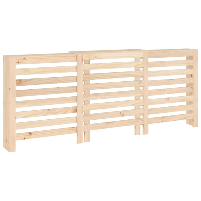 radiatorskjuler 210x21x85 cm massivt fyrretræ