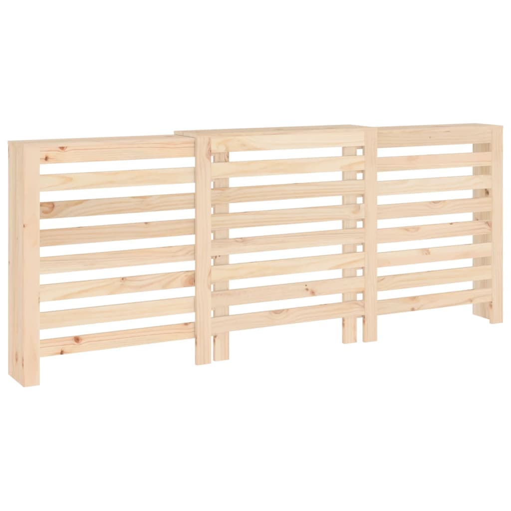 radiatorskjuler 210x21x85 cm massivt fyrretræ