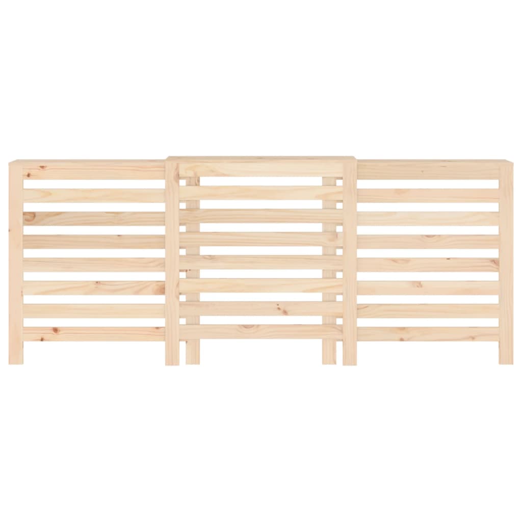 radiatorskjuler 210x21x85 cm massivt fyrretræ