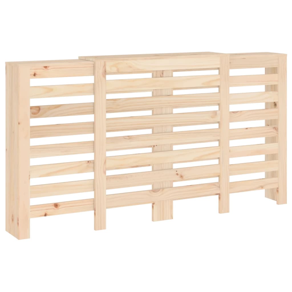 radiatorskjuler 210x21x85 cm massivt fyrretræ